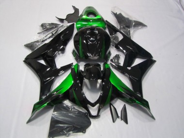 07-08 Black Green CBR600RR Motorcycle Fairing
