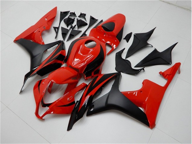 07-08 Black Red CBR600RR Motorcycle Bodywork