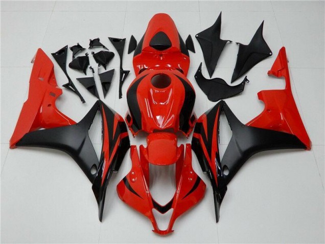 07-08 Black Red CBR600RR Motorcycle Bodywork