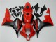 07-08 Black Red CBR600RR Motorcycle Bodywork