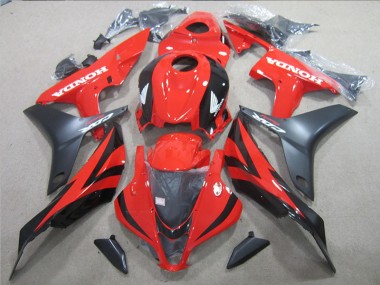 07-08 Black Red CBR600RR Motorcycle Fairings