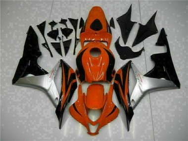07-08 Black Red Silver CBR600RR Motorcycle Fairings