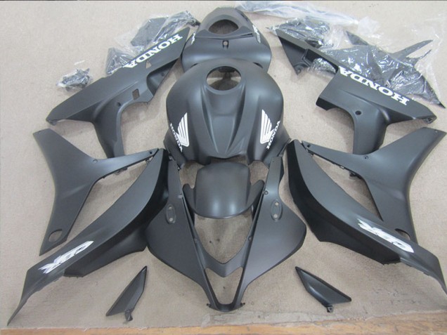 07-08 Black White Decal CBR600RR Motorcycle Fairings 07-08 Black White Decal CBR600RR Motorcycle Fairings