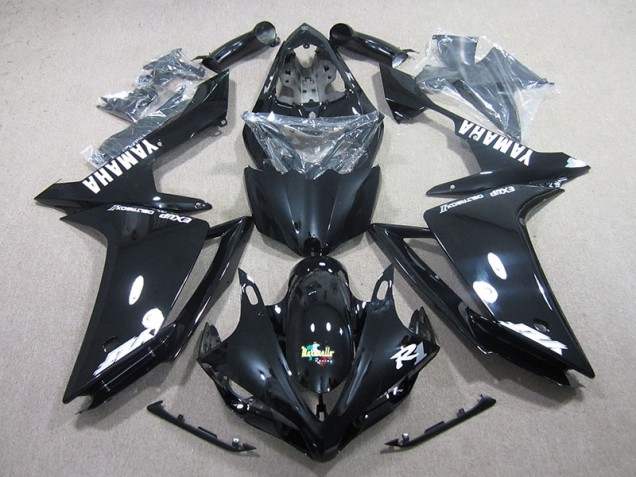 07-08 Black White Decal YZF R1 Motorcycle Fairings