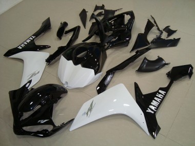 07-08 Black White Gold YZF R1 Motorcycle Fairings