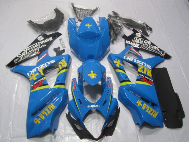 07-08 Blue Rizla GSXR 1000 Motorcycle Fairings 07-08 Blue Rizla GSXR 1000 Motorcycle Fairings