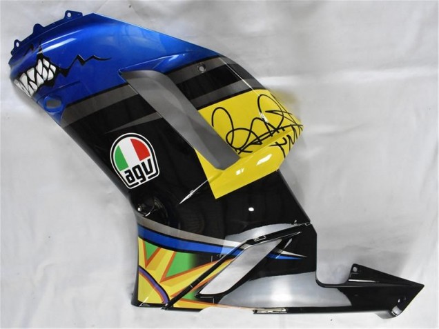 07-08 Blue Shark ZX6R Motorcycle Fairings