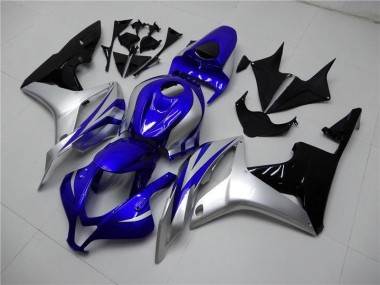 07-08 Blue Silver Black CBR600RR Motorcycle Fairings