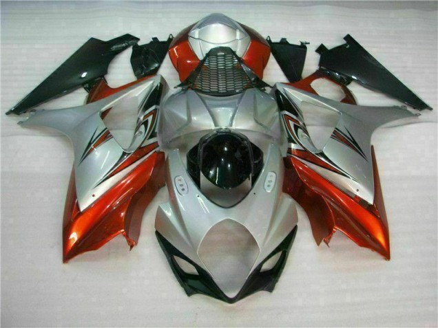 07-08 Brown Silver GSXR 1000 Motorcycle Fairings 07-08 Brown Silver GSXR 1000 Motorcycle Fairings