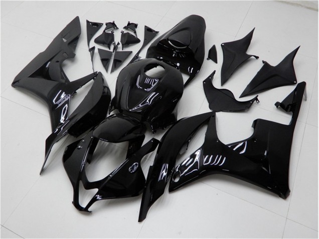 07-08 Glossy Black CBR600RR Motorcycle Fairings