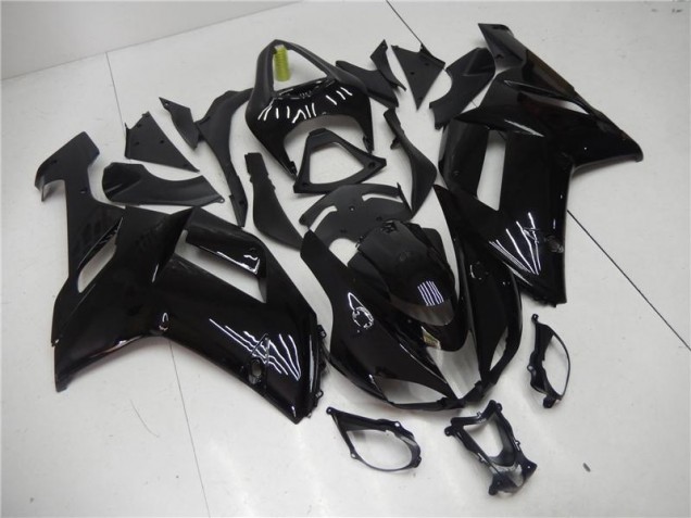 07-08 Glossy Black ZX6R Motorcycle Fairing 07-08 Glossy Black ZX6R Motorcycle Fairing