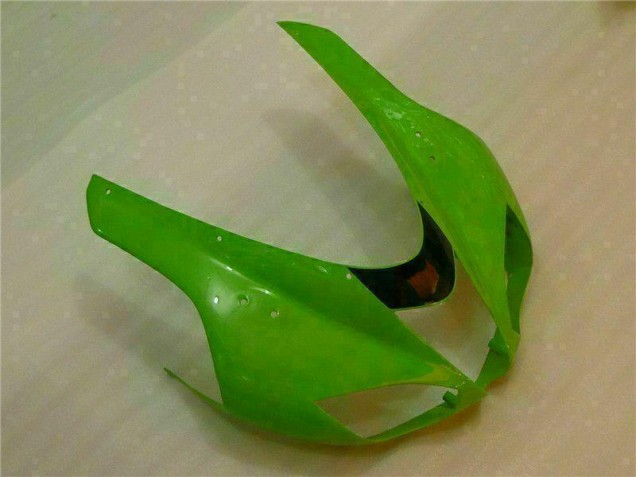 07-08 Green Black Dunlop ZX6R Motorcycle Fairings