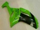 07-08 Green Black Dunlop ZX6R Motorcycle Fairings