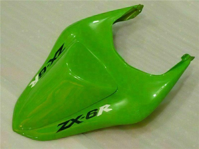 07-08 Green Black Dunlop ZX6R Motorcycle Fairings