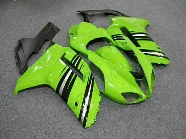 07-08 Green Black ZX6R Motorcycle Fairings 07-08 Green Black ZX6R Motorcycle Fairings