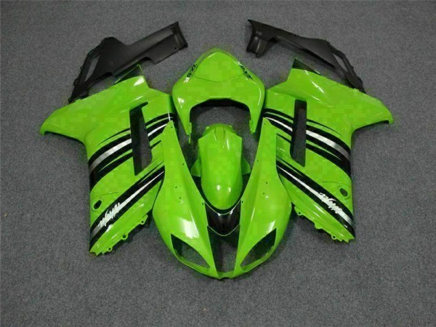 07-08 Green Black ZX6R Motorcycle Fairings 07-08 Green Black ZX6R Motorcycle Fairings