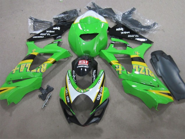 07-08 Green Rizla Q8 Oils GSXR 1000 Motorcycle Fairings 07-08 Green Rizla Q8 Oils GSXR 1000 Motorcycle Fairings