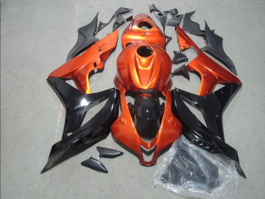 07-08 Orange Black CBR600RR Motorcycle Fairings