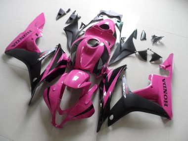 07-08 Pink Black CBR600RR Motorcycle Fairings