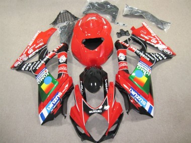 07-08 Red Black GSXR 1000 Motorcycle Fairings