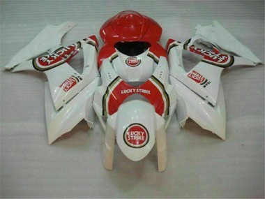 07-08 Red White GSXR 1000 Motorcycle Fairings