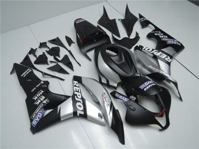 07-08 Silver Repsol Black CBR600RR Motorcycle Fairings 07-08 Silver Repsol Black CBR600RR Motorcycle Fairings