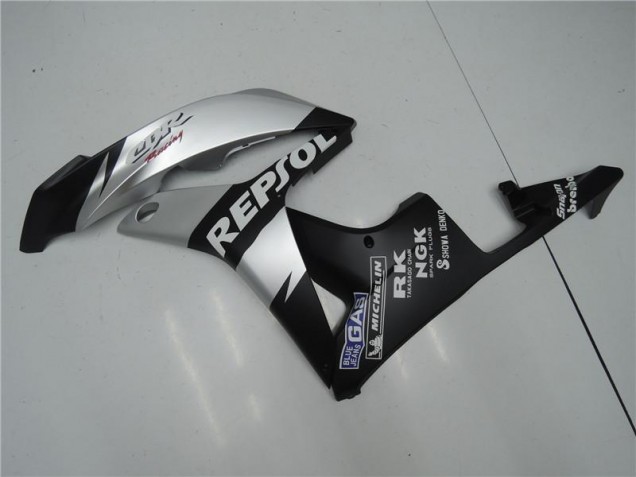 07-08 Silver Repsol Black CBR600RR Motorcycle Fairings 07-08 Silver Repsol Black CBR600RR Motorcycle Fairings