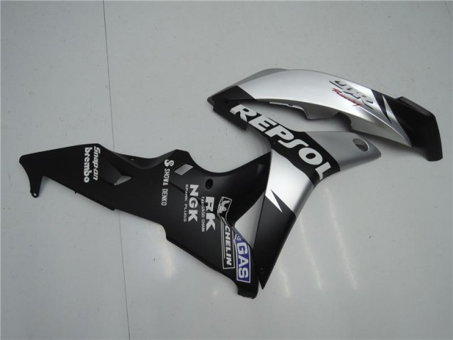 07-08 Silver Repsol Black CBR600RR Motorcycle Fairings 07-08 Silver Repsol Black CBR600RR Motorcycle Fairings
