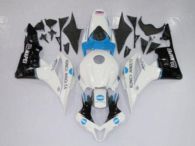 07-08 White Blue Black CBR600RR Motorcycle Fairings 07-08 White Blue Black CBR600RR Motorcycle Fairings