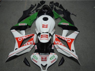 07-08 White Red MORELLATO San Carlo CBR600RR Motorcycle Fairings