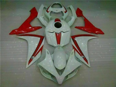 07-08 White Red YZF R1 Motorcycle Fairings