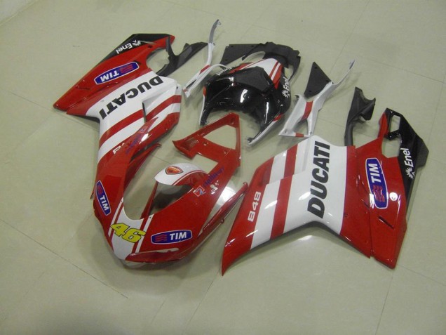 07-14 Red 46 Ducati 848 1098 1198 Motorcycle Fairings 07-14 Red 46 Ducati 848 1098 1198 Motorcycle Fairings