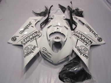 07-14 White Jack Daniels Ducati 1098 Motorcycle Fairings