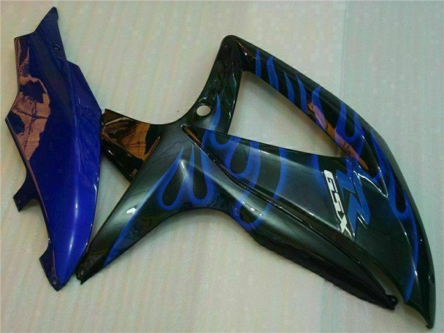 08-10 Blue Black GSXR 600/750 Motorcycle Fairing 08-10 Blue Black GSXR 600/750 Motorcycle Fairing