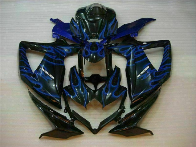 08-10 Blue Black GSXR 600/750 Motorcycle Fairing 08-10 Blue Black GSXR 600/750 Motorcycle Fairing