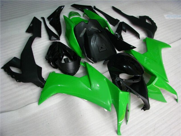08-10 Green Black ZX10R Motorcycle Fairings