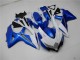 08-10 White Blue GSXR 600/750 Motorcycle Fairing 08-10 White Blue GSXR 600/750 Motorcycle Fairing