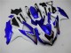 08-10 White Blue GSXR 600/750 Motorcycle Fairings 08-10 White Blue GSXR 600/750 Motorcycle Fairings