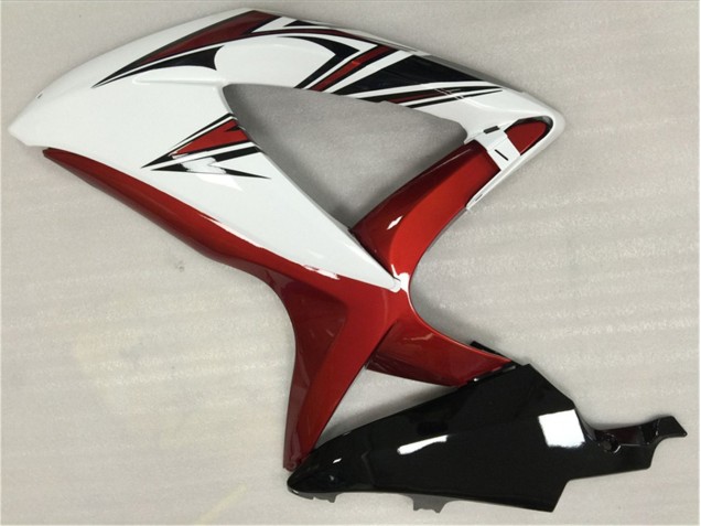 08-10 White Red Black GSXR 600/750 Motorcycle Fairings 08-10 White Red Black GSXR 600/750 Motorcycle Fairings