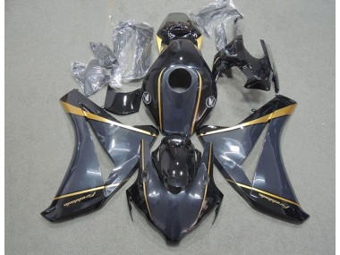 08-11 Black Gold Fireblade CBR1000RR Motorcycle Fairings