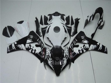 08-11 Black White CBR1000RR Motorcycle Fairings
