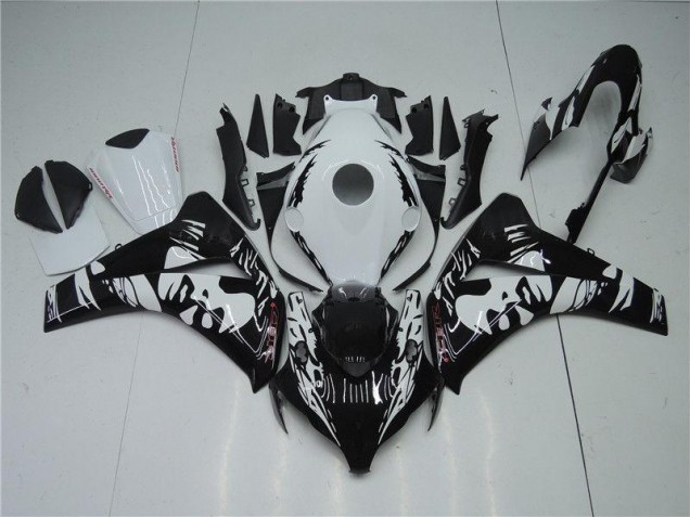08-11 Black White CBR1000RR Motorcycle Fairings
