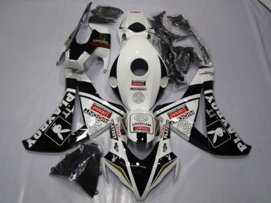 08-11 Black White Denso Playboy CBR1000RR Motorcycle Fairings