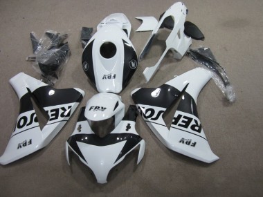 08-11 Black White Repsol CBR1000RR Motorcycle Fairings