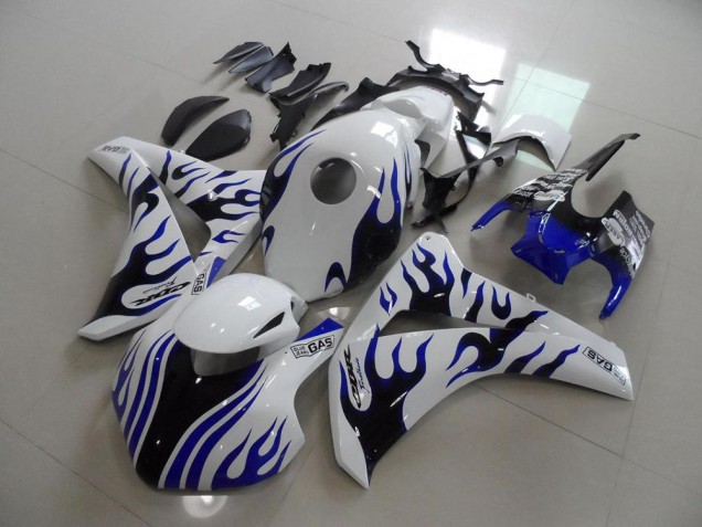 08-11 Blue Black Flame Race CBR1000RR Motorcycle Fairings