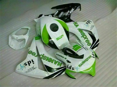 08-11 Green White CBR1000RR Motorcycle Fairing