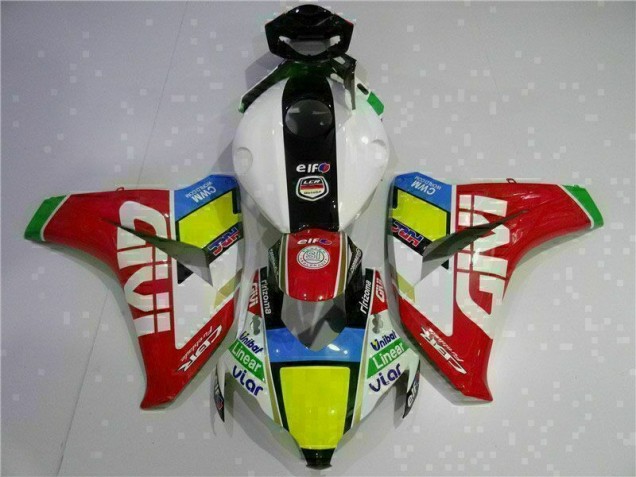 08-11 Red White CBR1000RR Motorcycle Fairing & Bodywork