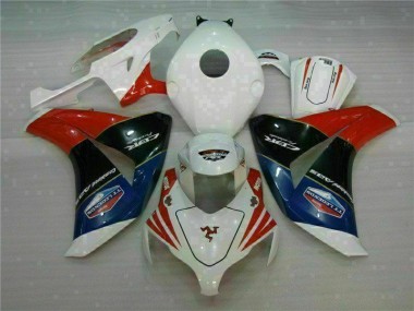 08-11 Red White CBR1000RR Motorcycle Fairing