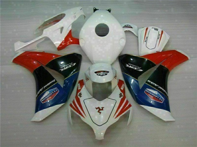 08-11 Red White CBR1000RR Motorcycle Fairing