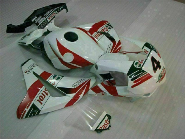 08-11 White Castrol 4 CBR1000RR Motorcycle Fairings